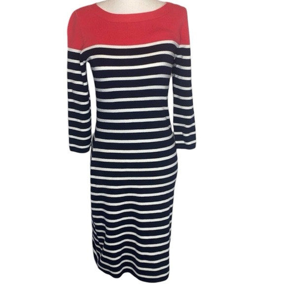 NWT Talbot's Breton striped sweater dress, size small - Picture 2 of 11